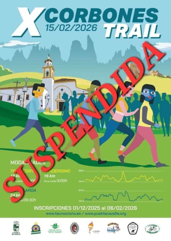 Cartel oficial de CxM Corbones Trail