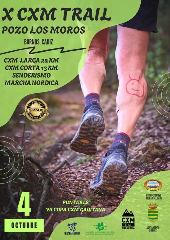 Cartel oficial de CxM Trail Pozo Los Moros