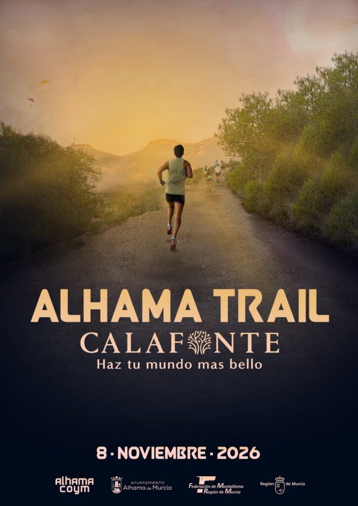 Cartel oficial de Alhama CxM – Alhama Trail Calafonte (Alhama de Murcia)
