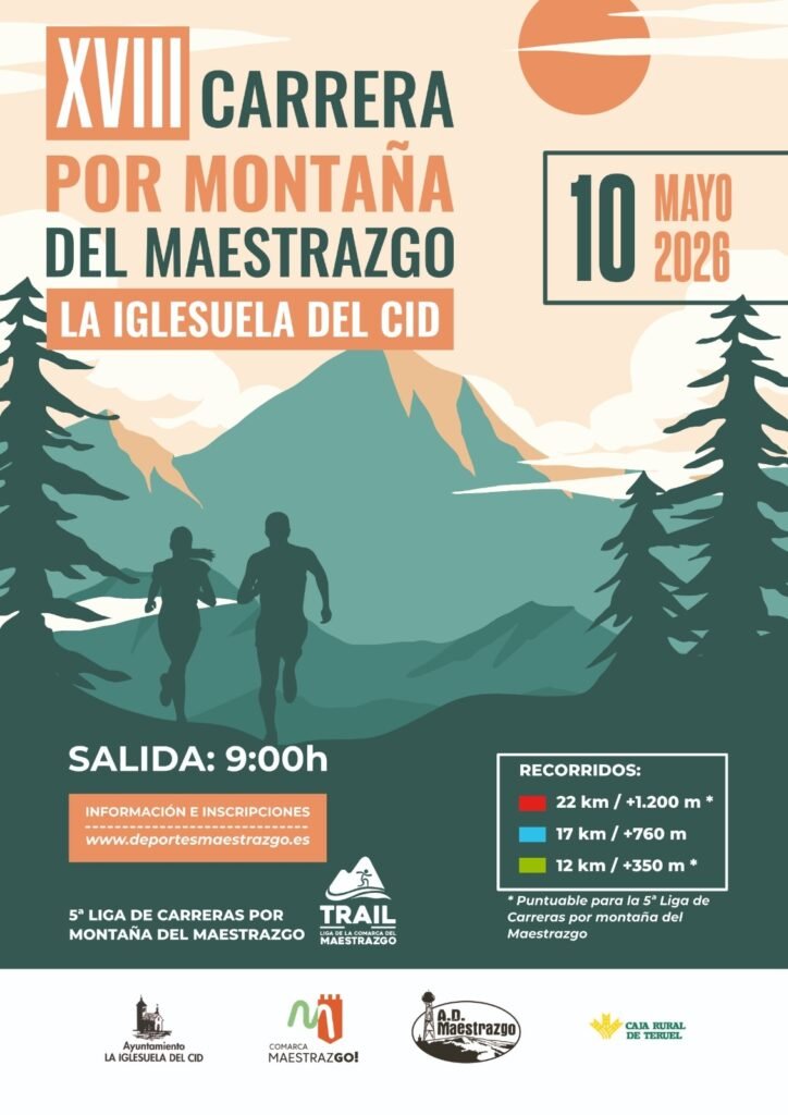 Cartel oficial de Carrera por Montaña del Maestrazgo – La Iglesuela del Cid